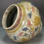 Antique Crackle Glaze Porcelain Ginger Jar with Dragon Motif (4)