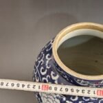Blue & White Ice Plum Ginger Jar 40cm Large Chinoiserie Porcelain (7)