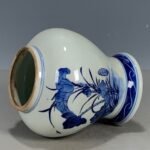 Blue and White Porcelain Small Lotus Ginger Jar with Lid (4)