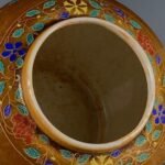 Brown Glazed Famille Rose Porcelain Mini Ginger Jar (7)