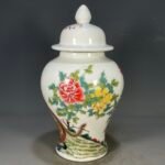 Classic Chinoiserie Ginger Jar with Phoenix & Peony Motif (7)
