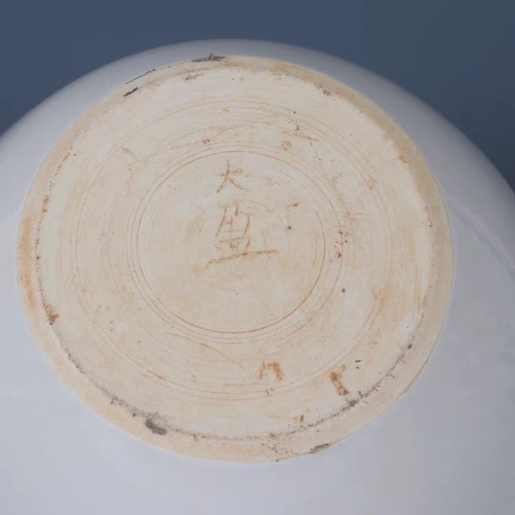 Cream White Plain Porcelain Ginger Jar with Lid (8)