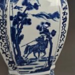 Extra Large Blue and White Porcelain Square Ginger Jar (9)