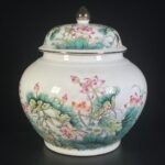 Famille Rose Lotus Ginger Jar (7)
