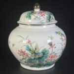 Famille Rose Lotus Ginger Jar (8)