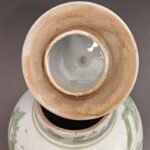 Green & White Chinese Landscape Porcelain Ginger Jar, Lidded Temple Jar for Home Decor (5)