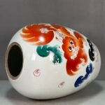 Hand Painted Foo Dog Chinoiserie Ginger Jar (5)