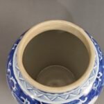 Large Blue & White Ginger Jar Chinese Figural Story Porcelain Temple Jar (6)