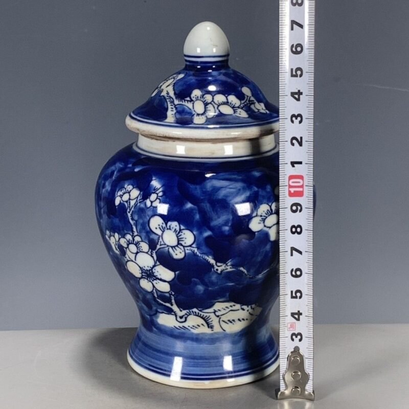 Navy Blue Porcelain Small Ginger Jar (9)