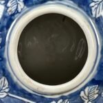 Navy Blue and White Porcelain Ginger Jar with Lid (4)