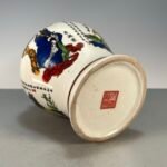 Crackle Glaze Chinese Immortal Ginger Jar, Tie Guai Li Portrait Porcelain General Jar with Lid (1)