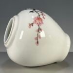 Pink Plum Blossom Magpie Ginger Jar, Chinese Chinoiserie Porcelain Canister with Lid, Floral Bird Decor Storage Jar (7)